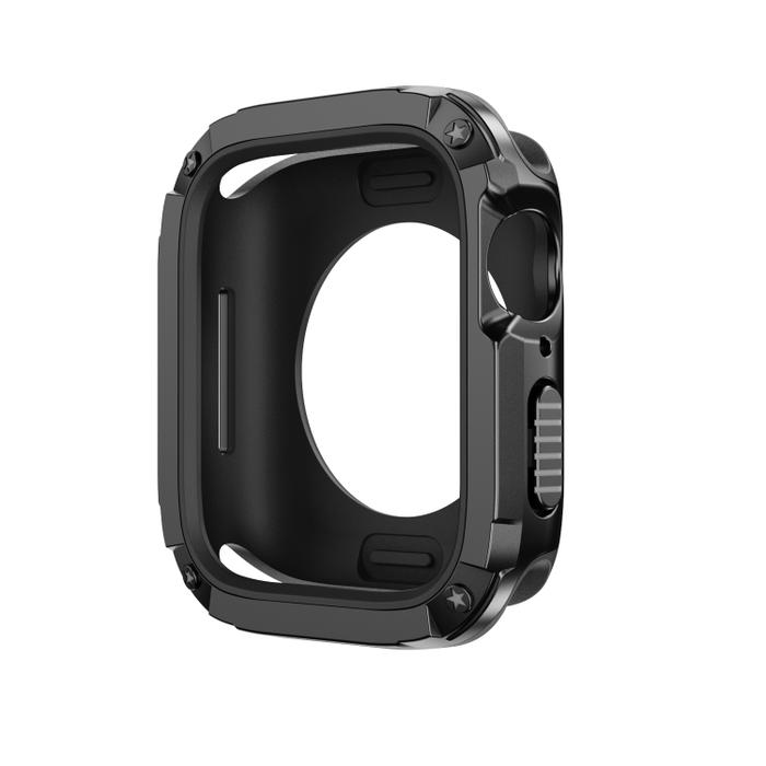 Gambar Dual Shock Armor Case Apple Watch 44mm 45mm - 4 5 6 7 8 9 SE SE2 Fit - Black dari Logay Acc undefined Tokopedia