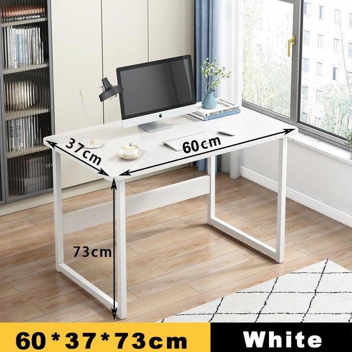 Gambar BEST Meja belajar/120cm Meja kerja/Meja/Meja kantor minimalis/Meja - 1 L/putih/60cm dari aL-Malik48 undefined Tokopedia