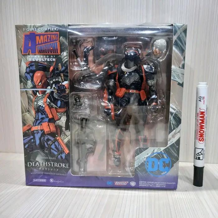 Gambar Sale mainan action figure revoltech deathstroke yamaguchi tinggi sekti dari Mainan Toys Action Figure undefined Tokopedia