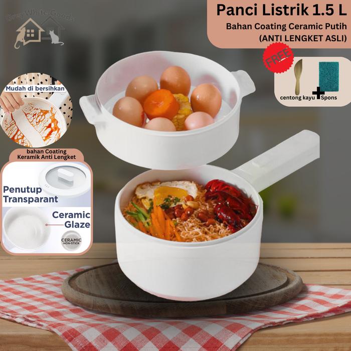 Gambar Panci Listrik Serbaguna Portabel Anti Lengket GW - V2 dari GREYWHITE.GOODS undefined Tokopedia