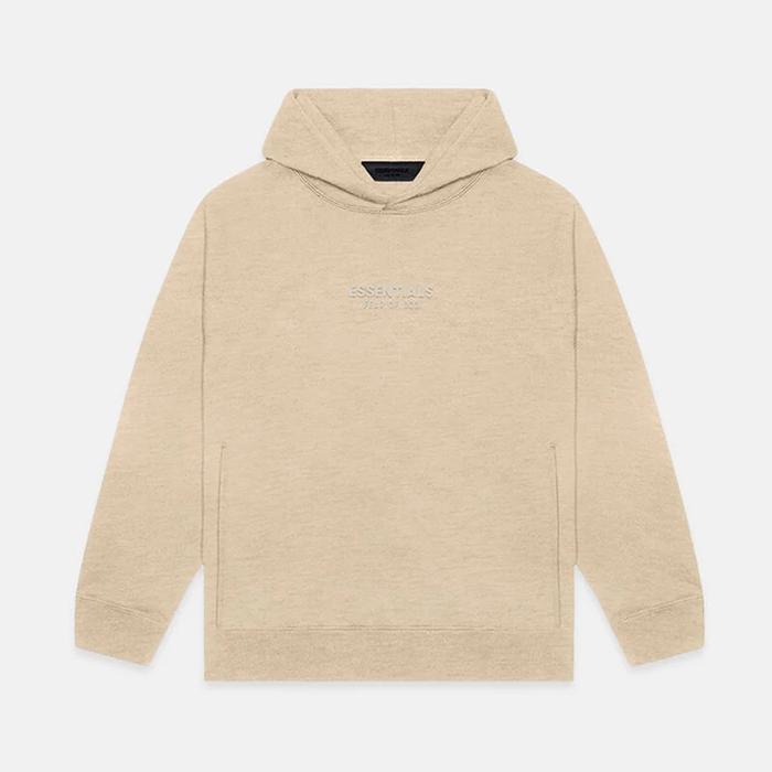 Gambar Fear of God FOG Essentials FW23 Hoodie Crewneck (100% Original) - Cloud Dancer, Hoodie dari GrailedhypeStore undefined 5 Tokopedia