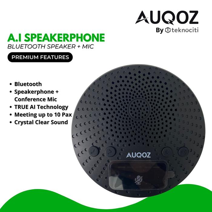 Gambar AUQOZ True AI Bluetooth Speaker - Conference Mic Meeting dari AUQOZ Shop undefined Tokopedia