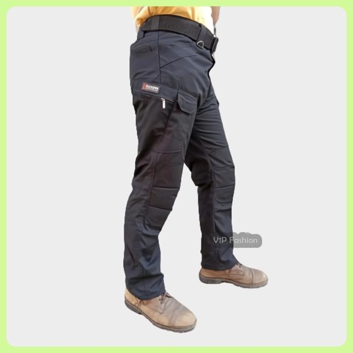 Gambar CELANA PDL OUTDOOR PRIA TACTICAL ARMY 28-50 - Hitam, 48-50 dari V1P Fashion undefined Tokopedia