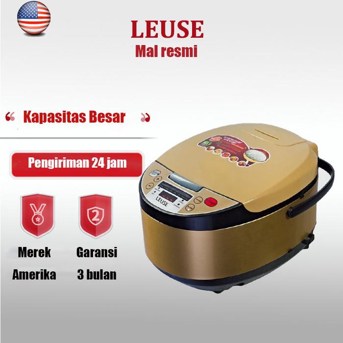 Gambar LEUSE Rice Cooker/Magic Com Smart Cooker Penanak Nasi 6L【COD】 - Orange dari LEUSE Official mall undefined Tokopedia