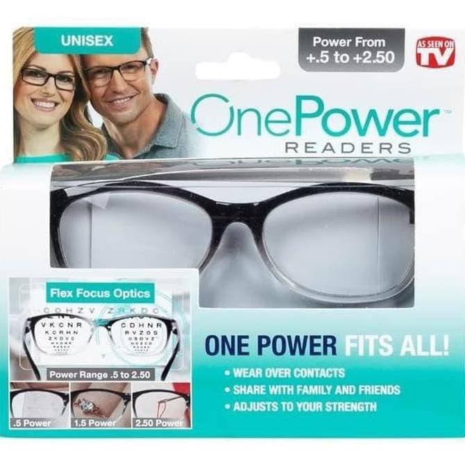 Gambar One Power Readers - Flex Auto Focus Optic - Kacamata Baca Bifocal - Frame Bulat dari Yoga saputra1 undefined Tokopedia