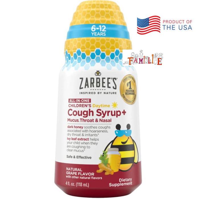Gambar Zarbees cough syrup mucus children batuk anak - All in One -Day dari Familie. undefined Tokopedia
