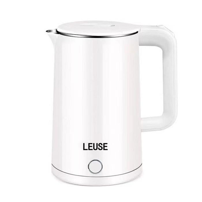 Gambar LEUSE Electric Kettle Stainless Steel Teko PemasakAir ListrikBoiling2L - Putih dari LEUSE Official mall undefined Tokopedia