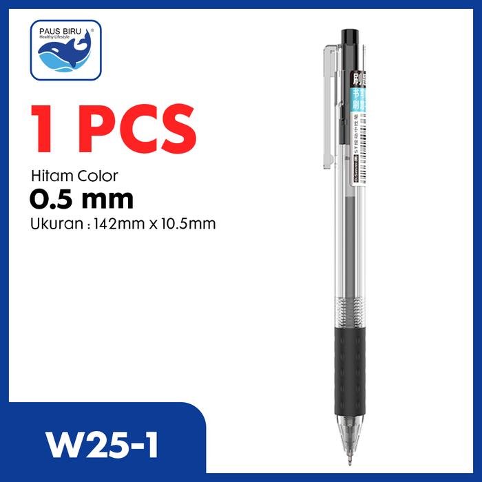 Gambar Gel Pen Pulpen Gel Retractable Tinta Warna 0.5mm Warna Ballpoint - W25-1 dari Paus Biru Indonesia undefined Tokopedia