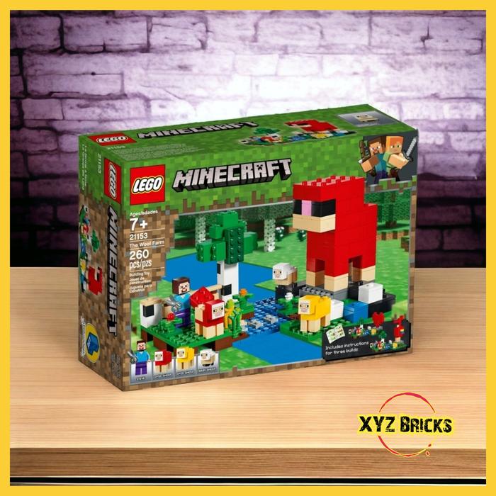 Gambar LEGO 21153 - Minecraft The Wool Farm dari XYZ Bricks undefined Tokopedia