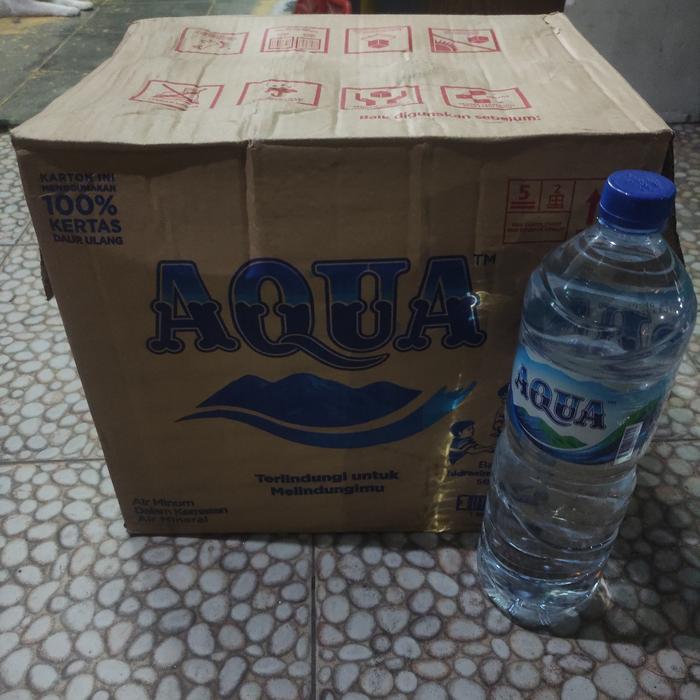 Promo AQUA AIR MINERAL BOTOL BESAR PER KARTON (12 x 1.5L) - Kota Medan ...