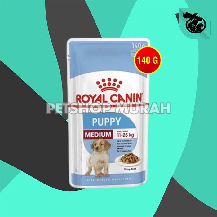 Gambar Makanan Anjing Basah Royal Canin Medium Puppy Pouch 140gr Wet Food dari CV PERMATA SAHABAT MAJU undefined Tokopedia