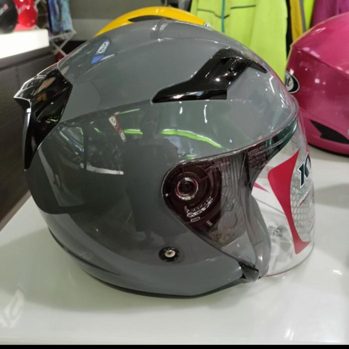 Gambar helm kyt junior open venom - grey glosy, s dari rubyh undefined Tokopedia
