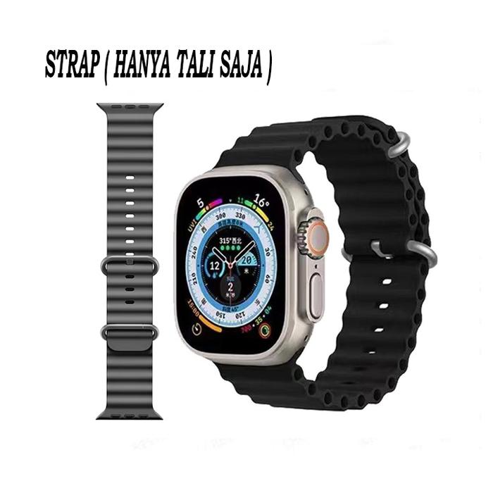 Gambar g-caSE STRAP For APPLE WATCH iWATCH SERIES 7 8 9 41mm 45mm SMARTWATCH SMART TALI Jam - OCEAN BLACK, SERIES 7 41mm dari G-caSE Official Store undefined Tokopedia