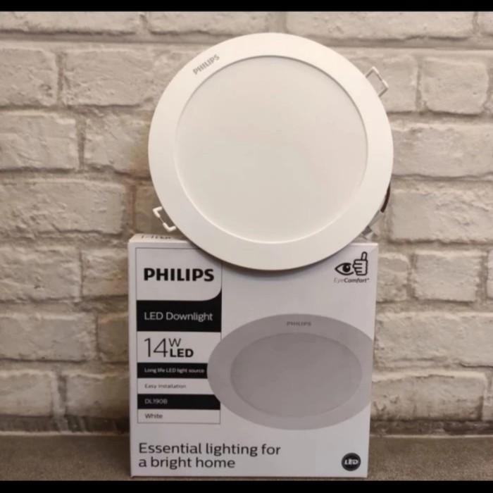 Gambar philips led panel downlight eridani 3 7 10 14 22 watt plafon bulat - ERIDANI 14 WATT, SINAR PUTIH dari central led lighting undefined Tokopedia