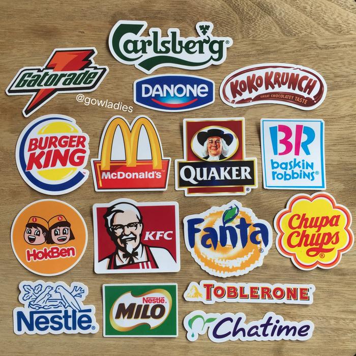 Gambar stiker pack (16pcs) aesthetic makanan dan minuman mcdonald's kfc milo dari Gowladies undefined Tokopedia