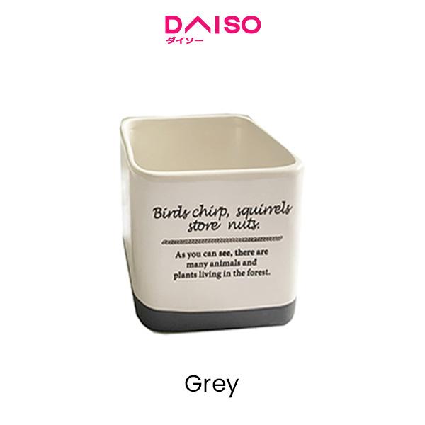 Gambar Daiso Flower Pot-vintage - Abu-abu dari Daiso Japan Official Store undefined Tokopedia