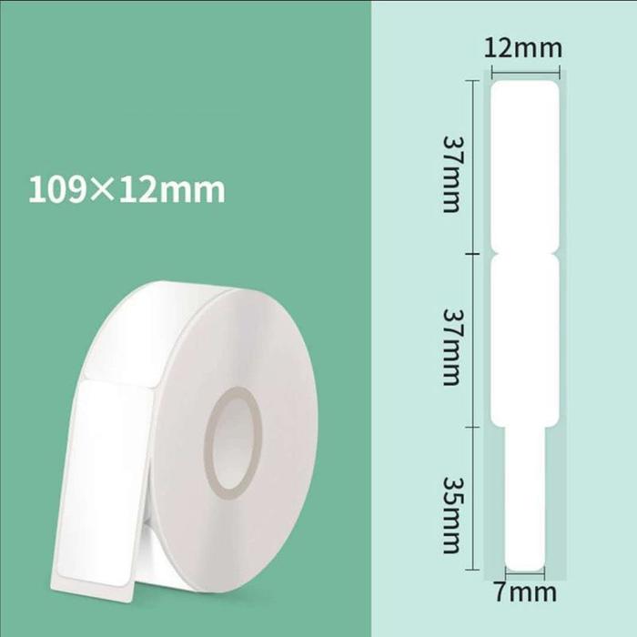 Gambar 65pcs Thermal Cable Label Sticker Stiker Label Kabel Untuk Niimbot - Putih dari Penny-Y undefined Tokopedia