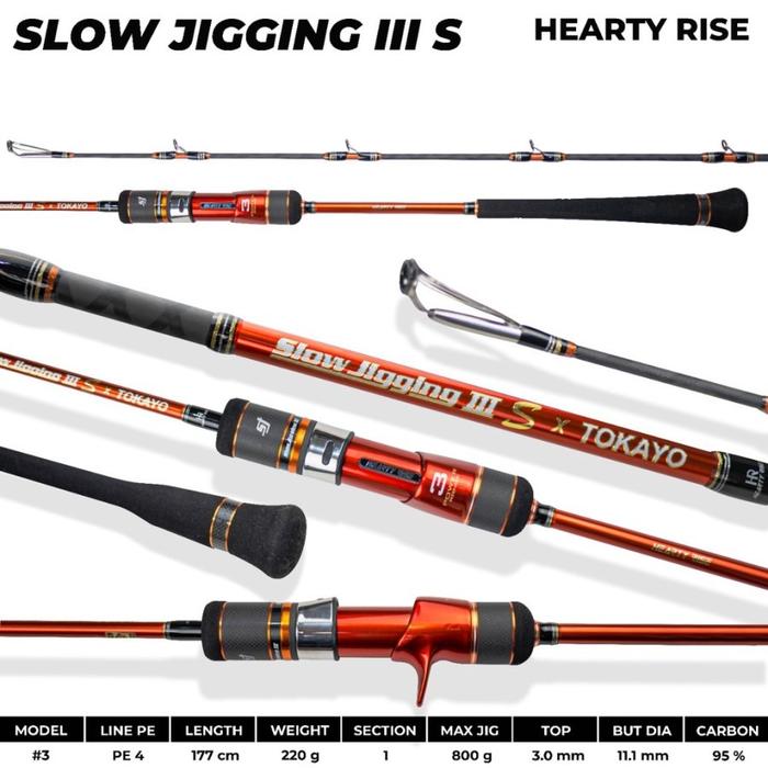 HOT Spinning Rod Hearty Tokayo Jig Rod Tokayo Rod Rod Hearty