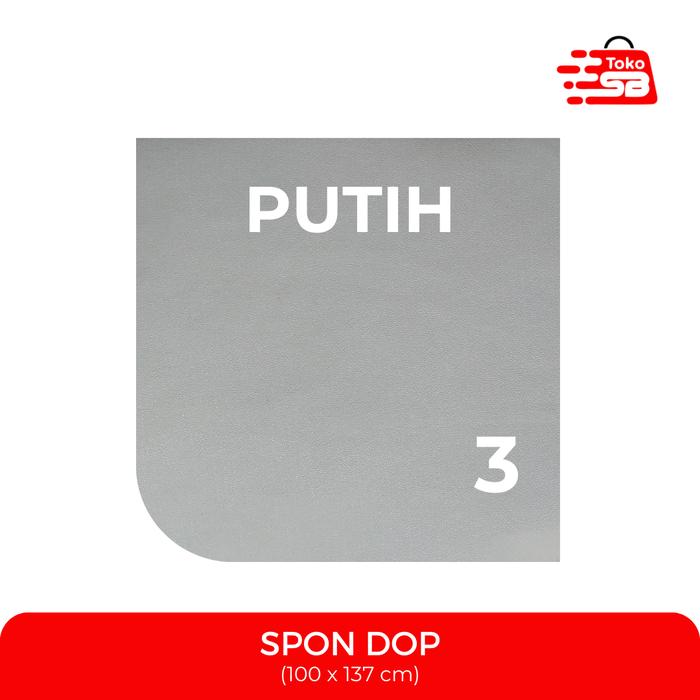 Gambar Bahan Kain Spon Dop Doff (Meteran) - Putih dari Soember Baru Jakarta undefined Tokopedia
