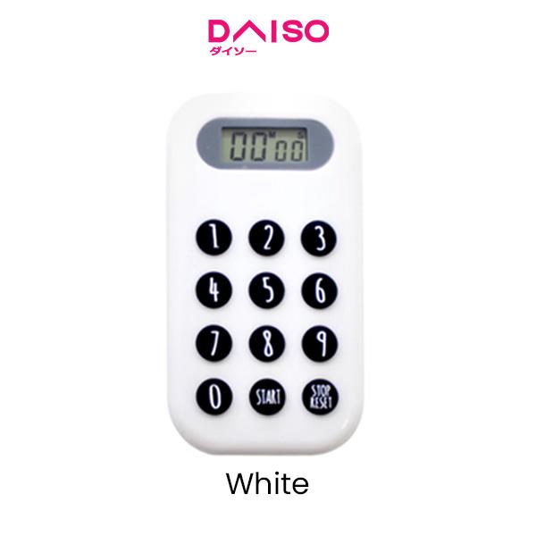 Gambar Daiso 10 Key Kitchen Timer - Putih dari Daiso Japan Official Store undefined Tokopedia