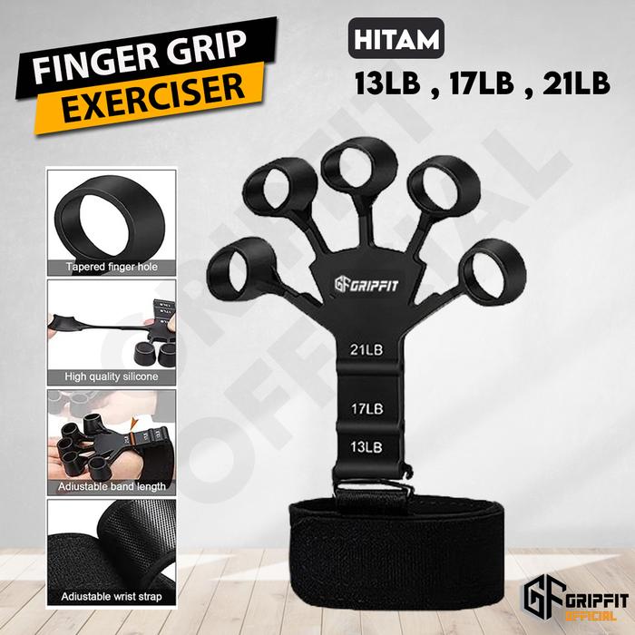 Gambar Finger Trainer / Finger Flexibility Training / Finger Grip Exerciser - HITAM dari GRIPFIT undefined Tokopedia