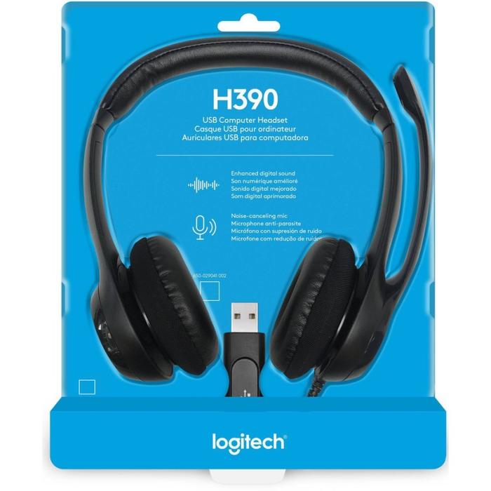 Jual LOGITECH HEADSET WIRED H390 USB Computer Headset Kota