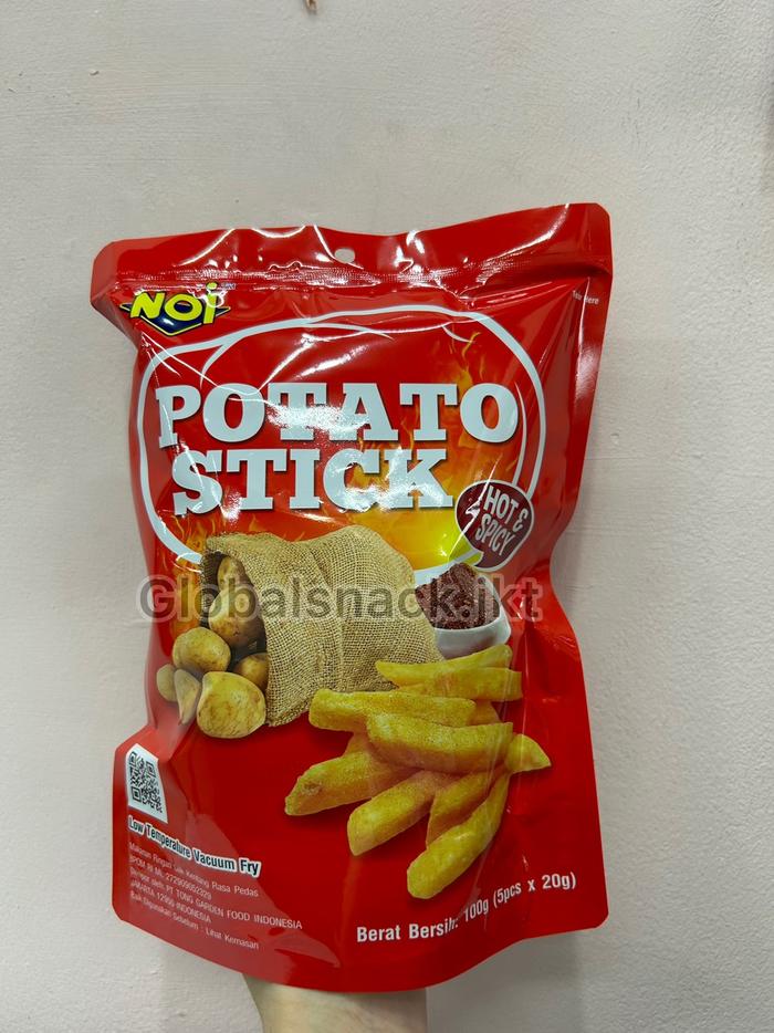 Gambar NOI REAL POTATO STICK SALTED / FUN STIX HOT & SPICY / BLACKPEPPER - HOT SPICY dari Globalsnackjkt undefined Tokopedia