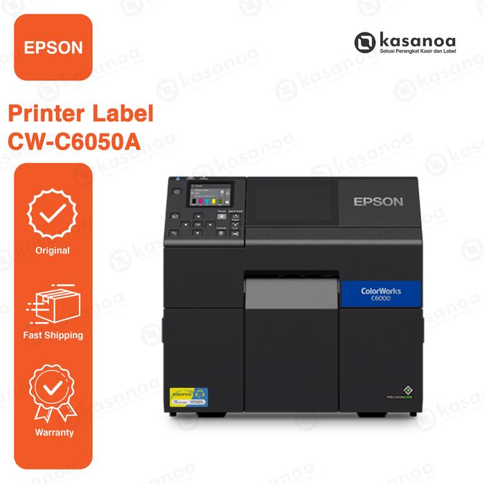 Jual Printer Label Barcode Epson ColorWorks C6050A Print Warna Auto
