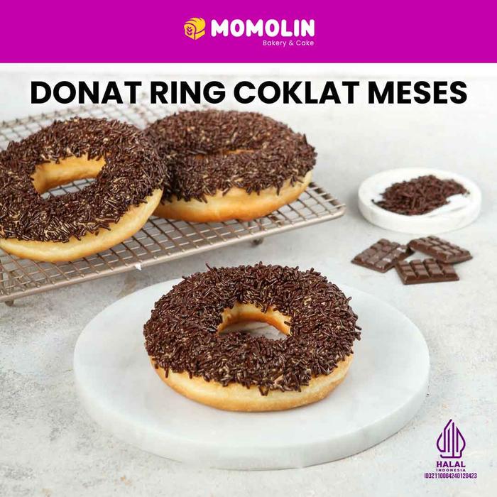 Gambar Donat Ring Coklat Meses | Meses Ceres | Roti Kue Donat dari Momolin Bakery undefined Tokopedia