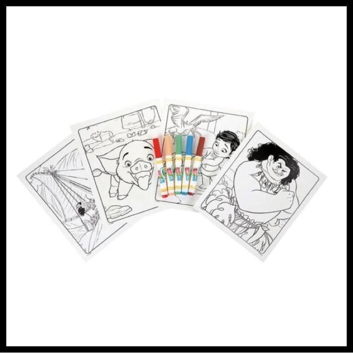 Jual Crayola Color Wonder Mess Free Coloring Moana Atau Shopkins ...