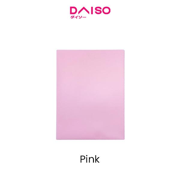 Gambar Daiso Clear Plastic Folder -4 Pockets- - Merah Muda dari Daiso Japan Official Store undefined Tokopedia