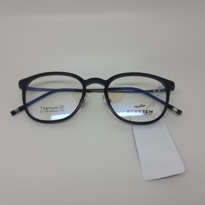 Gambar Frame Kacamata Korea Pria Wanita Stretch ST-108 - C1 dari MykacamataID undefined Tokopedia