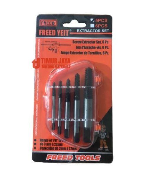 Gambar Mollar Tap Balik 5pcs Screw Extractor Set Pembuka Baut Patah dari TOKO BESI TIMUR JAYA. undefined Tokopedia