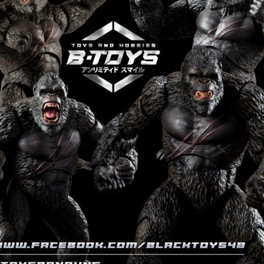 Gambar NEW MAINAN FIGURE KONG ACTION FIGURE GODZILLA VS KONG HIYA TOYS dari Marshal Team 78 undefined Tokopedia
