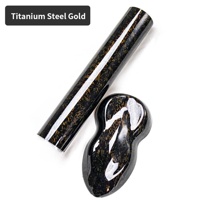 Gambar Skotlet Motor Mobil Sticker Decal Forged Carbon Gloss Lebar 1.5 Meter - Titanium Gold dari GudangHID undefined Tokopedia