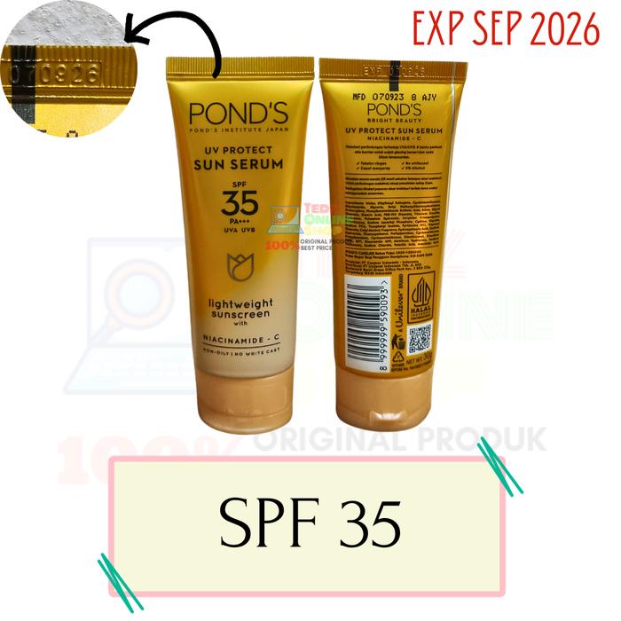 Gambar Ponds UV Protect Sun Serum 30gr - SPF 35 dari TedzOnlineShop undefined Tokopedia