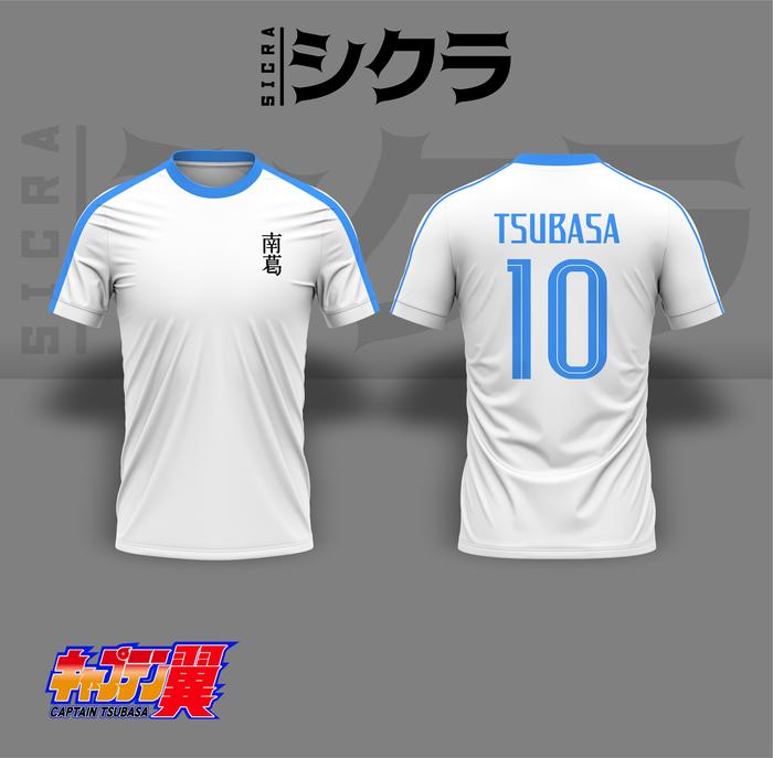 Jual Jersey Anime Tsubasa Nankatsu Cosplay Bola Manga ATASAN, XS