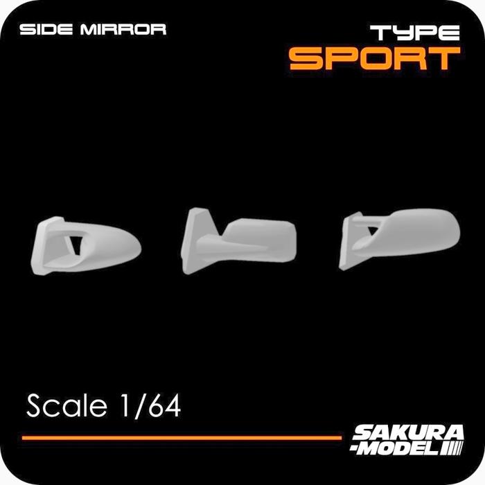 Gambar Sakura Model Side Mirror/SPION Acc Diecast 1:64 FREE BONUS - AC5 SPORT MODER, SPION ONLY dari bankarethw64 undefined Tokopedia