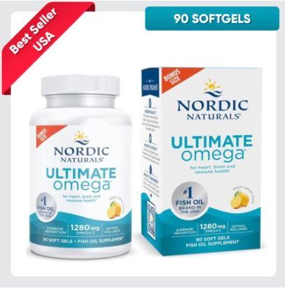 Gambar Nordic Naturals Ultimate Omega 3 1280mg, Lemon - 90 Soft Gels - NORDIC dari handpickedd undefined Tokopedia