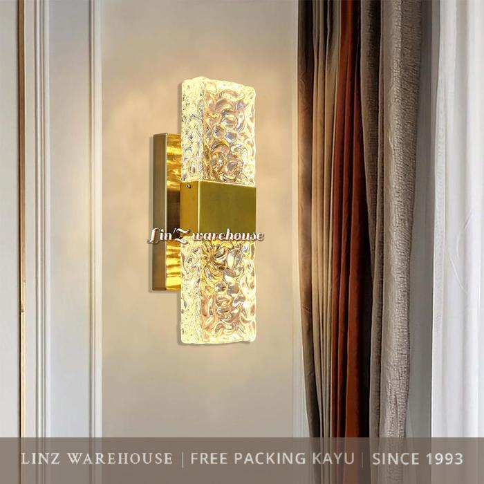 Jual Lampu Dinding hias MODERN RECTANGLE LED 3 COLOUR wall lamp ...