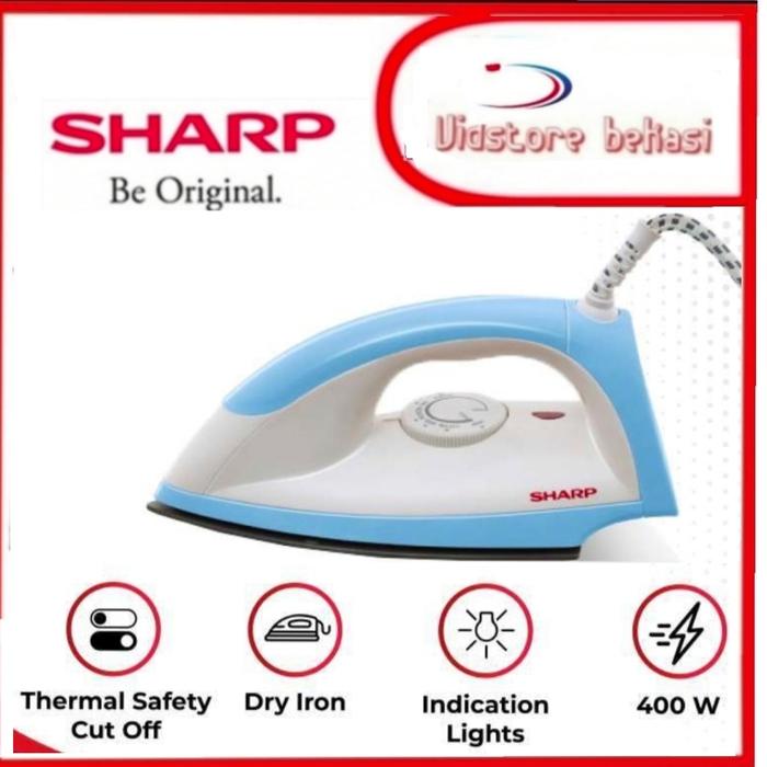 Gambar Setrika SHARP EL-N05 B/EL-N05P/Setrika kering SHARPELN05/GOSOKAN SHARP - pink dari VIDSTORE BEKASI undefined 4 Tokopedia