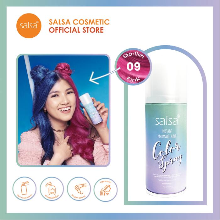 Gambar SALSA Instant Mermaid Hair Color Spray | PEWARNA RAMBUT | BISA DIBILAS - 09 STARFISH dari HOKKI.BEAUTY undefined Tokopedia