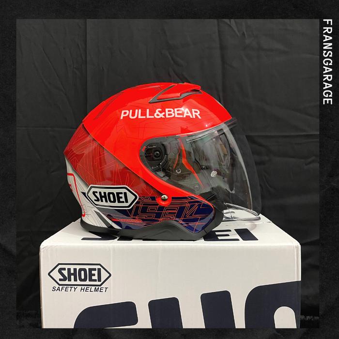 Gambar HELM SHOEI JCRUISE HALF FACE MM93 RED 1:1 MIRROR - M dari Fransgarageid undefined Tokopedia