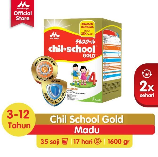 Gambar [TERLARIS] MORINAGA CHIL SCHOOL GOLD VANILLA / MADU 1600GR - - MADU UTUH dari catherineshopl undefined Tokopedia