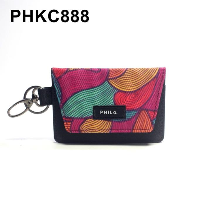 Gambar Dompet STNK mobil motor muat kartu gantungan kunci kain motif model amplop - PHKC888 dari Philo Goods undefined Tokopedia
