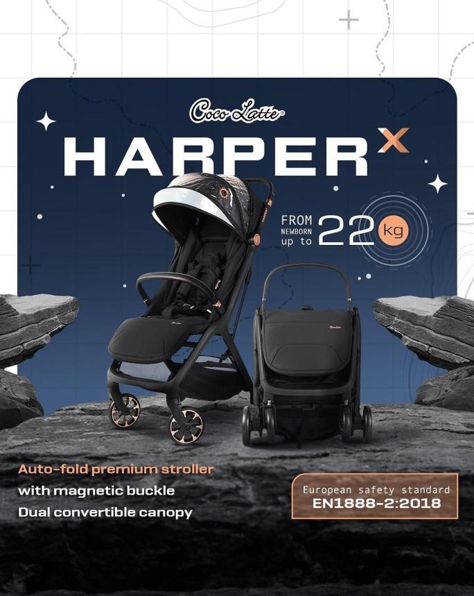 Gambar Strollers Cocolatte Harper X / Kereta Dorong Bayi Evicandani976 dari evitastoreid undefined Tokopedia