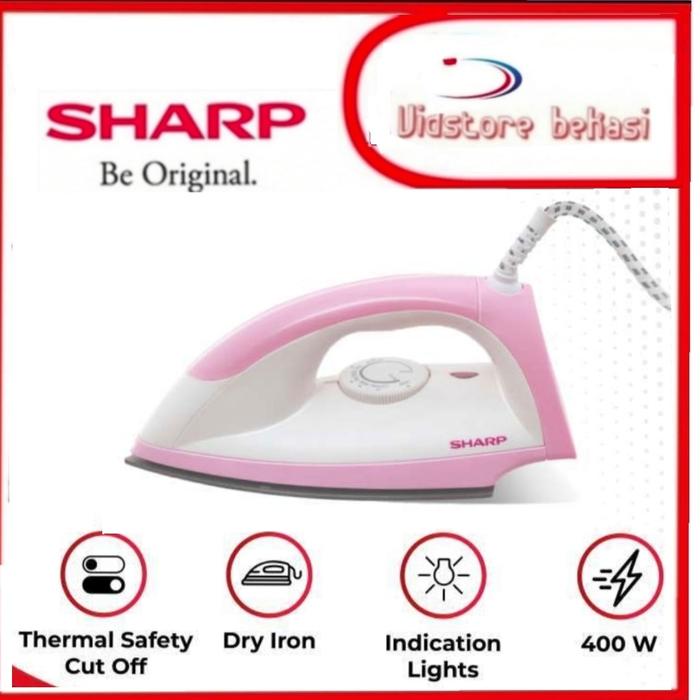 Gambar Setrika SHARP EL-N05 B/EL-N05P/Setrika kering SHARPELN05/GOSOKAN SHARP - pink dari VIDSTORE BEKASI undefined 5 Tokopedia