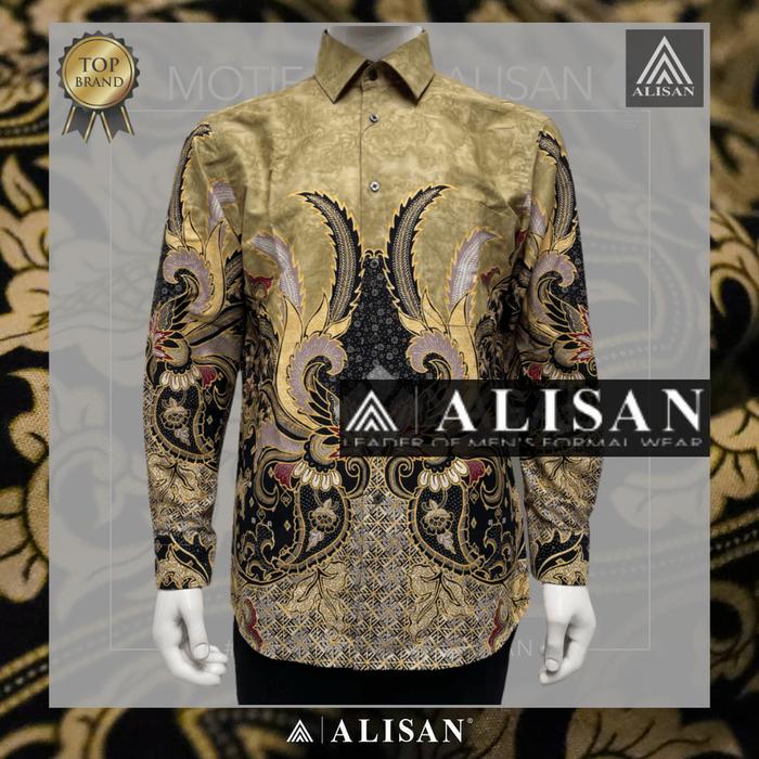 Gambar Kemeja Alisan Pria BATIK Lengan Panjang Original Slimfit - ALISAN - COKSU 437, 15.5-33 (L) dari Marawa Apparel undefined Tokopedia