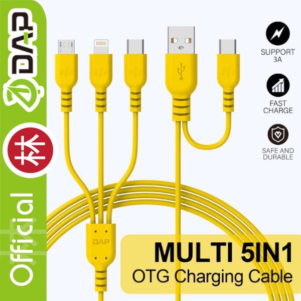 Gambar Vivan VYT120 3 in 1 Fast Charging Kabel Cable Micro USB-C Lightning - DAP D-YT01 dari Liem Group undefined Tokopedia