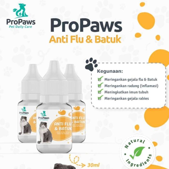 Gambar ProPaws - 30ml Obat Anti Flu & Batuk Untuk Hewan dari atanta Shop undefined Tokopedia